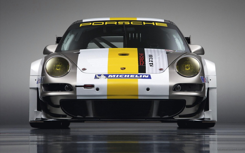 gt, rsr, porsche, 1080P, cars, yellow, white, michelin, 2010