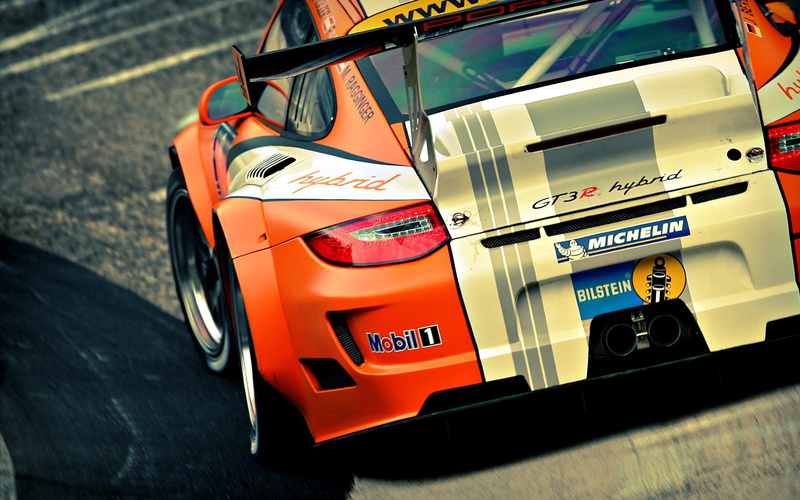 gt, 1080P, hybrid, orange, racing, Porsche, art, technology, cars, vehicles, nordschleife, michelin, cup, hd