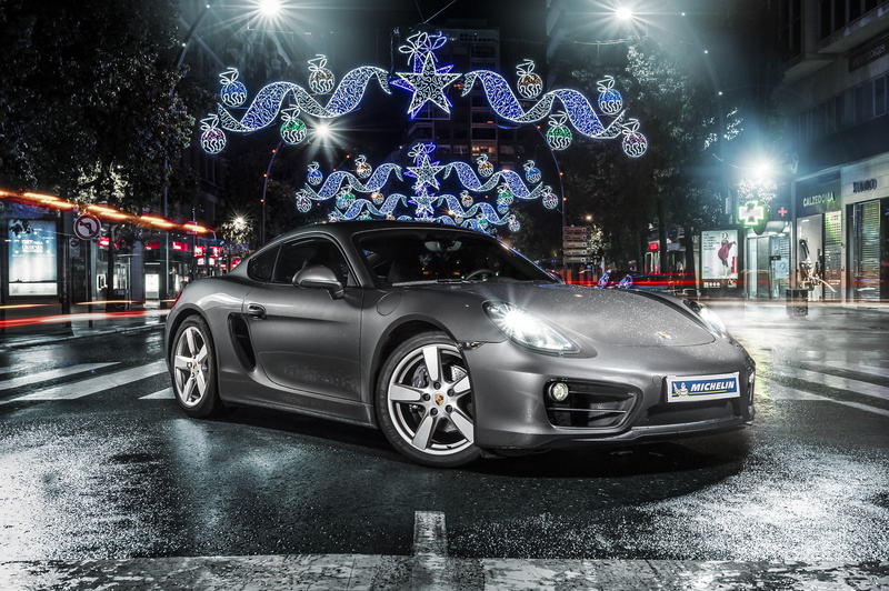 Michelin, front, Porsche, silvery, 1080P, 981C, Cayman