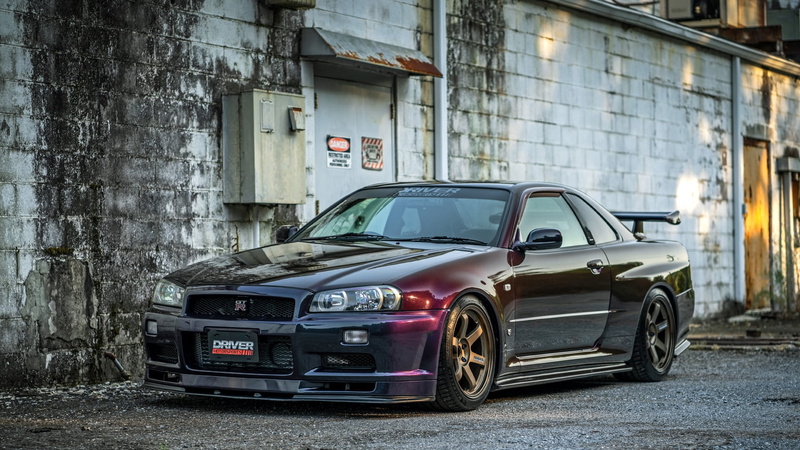 Nissan GTR, 1080P, car, R-34, Michelin