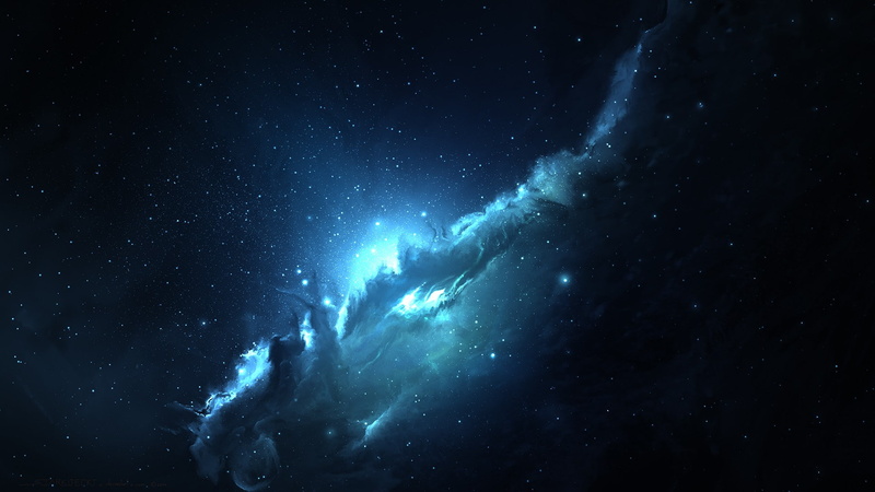 Starkiteckt, galaxy, 1080P, space art, nebula, stars, space
