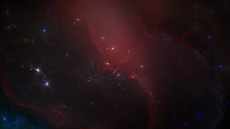 red, 5K, Starkiteckt, space, nebula, universe