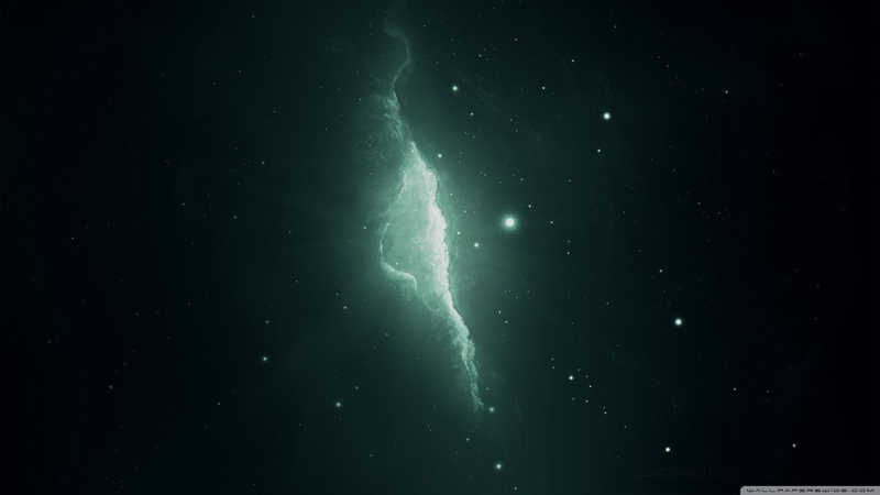low angle view, dramatic sky, milky way, night, scenics - nature, 720P, green color, void starkiteckt, backgrounds, galaxy, astronomy, black color, dark