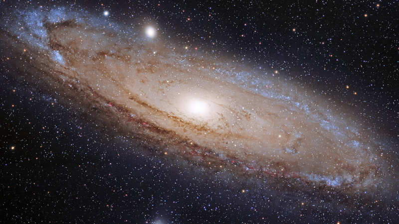mystery, brown, Andromeda, infinity, digital art, luminosity, stars, 1080P, outdoors, bright, space exploration, sky, galaxy, 3D, astronomy, night, space