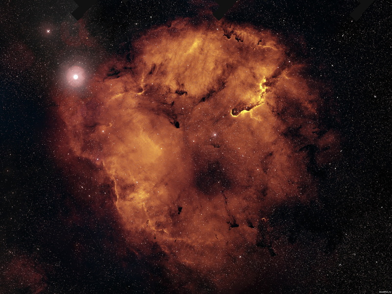 beauty in nature, orange color, Elephant Trunk Nebula, constellation, nature, black, space art, astronomy, night, scenics - nature, 4K, space, star - space