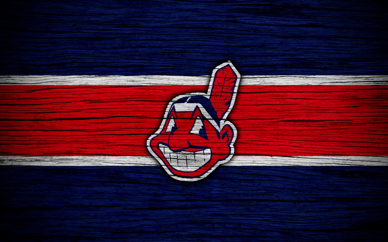 Logo, 4K, Cleveland Indians, MLB, Baseball