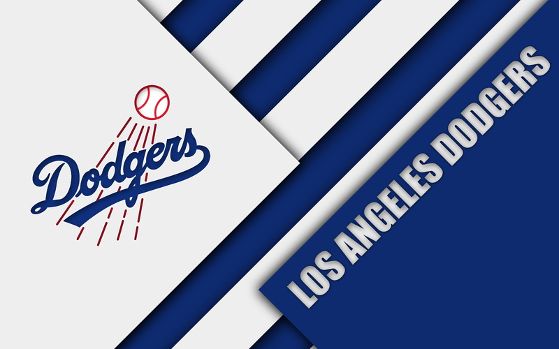 4K, MLB, Logo, Baseball, Los Angeles Dodgers