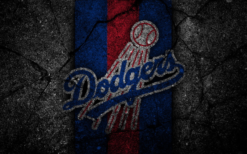 4K, MLB, Los Angeles Dodgers, Baseball, Logo