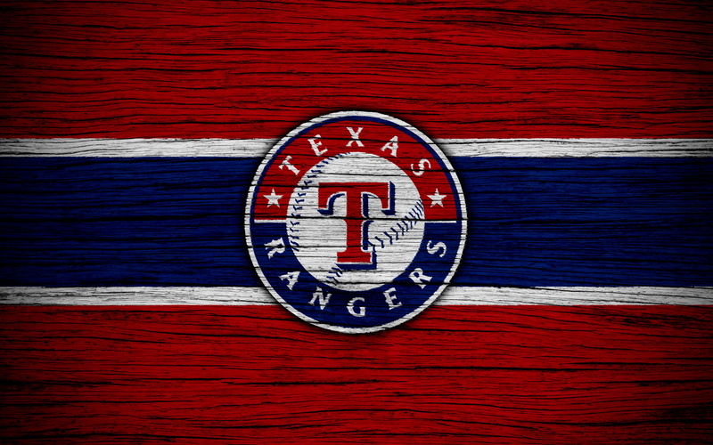 Logo, MLB, 4K, Texas Rangers, Baseball