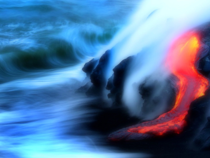 land, lava, geology, iphone, motion, close-up, water, 1080P, long exposure, flowing, plus, volcano, power, pollution, heat - temperature, blurred motion