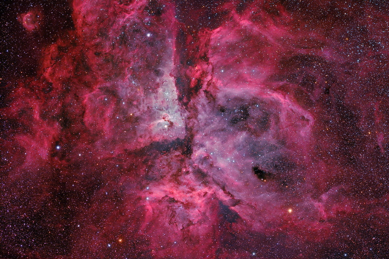 luminosity, constellation, bright, sky, stars, multi colored, star - space, digital, infinity, clouds, night, NGC 3372, beauty, galaxy, nature, 1080P