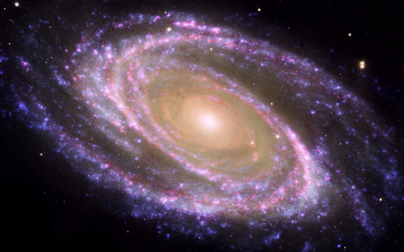 Nebula, Star, 1080P, way, Purple, milky, Hubble