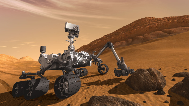 tech, planets, space, curiosity, machine, planet, robot, robots, nasa, landscape, 1080P, landscapes