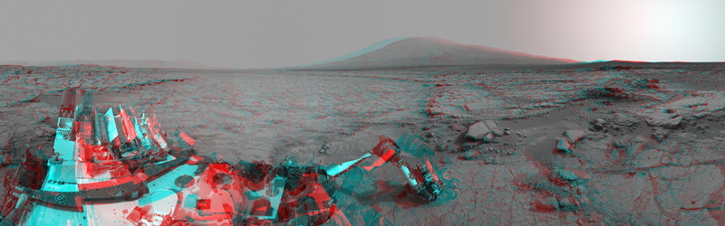 NASA, planets, 3d, Machine, fi, alien, landscape, Curiosity, multi, dual, 4K, Rover, science, sci, Mars