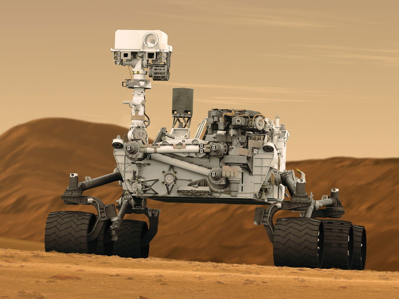 machinery, mission, accuracy, machine gun, day, space, technology, military, nature, mode of transportation, machine, robot, desert, no people, 1080P
