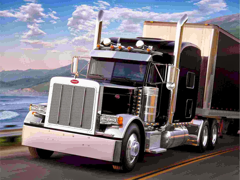 transport, truck, tractor, peterbilt, semi, 1080P