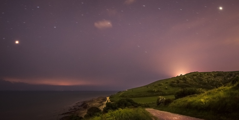 UK, astro, blue skies, landscape, green, clouds, white clouds, 4K, Jupiter, Sussex, blue, white, Eastbourne, sea  green, Mars, mountain, skies, green mountain