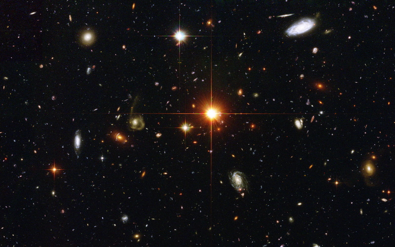 image, galaxies, 1080P, space, field, hd, galaxy, stars, deep