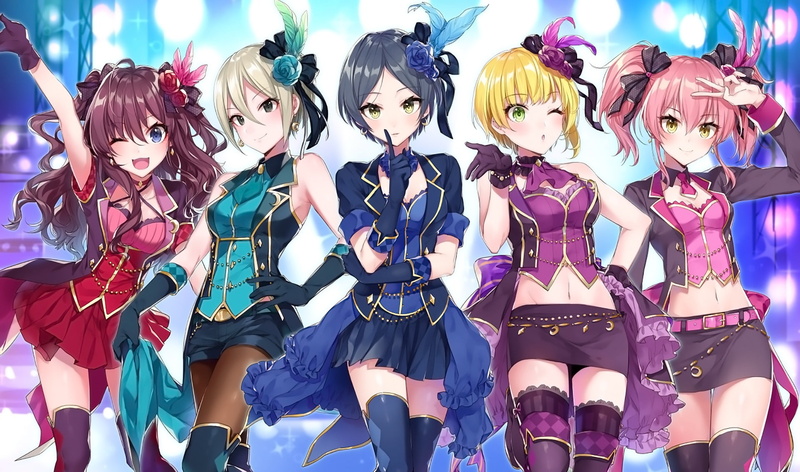 Shiki Ichinose, Frederica Miyamoto, Mika Jougasaki, Kanade Hayami, Syuko Shiomi, The iDOLM@STER Cinderella Girls, Anime, 1080P