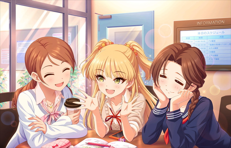 Mizuki Kawashima, Mika Jougasaki, 1080P, The Idolmaster: Cinderella Girls Starlight Stage, Karen Houjou, Rika Jougasaki, Anime