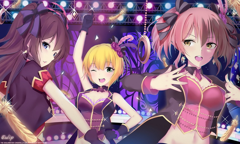 Mika Jougasaki, Frederica Miyamoto, Shiki Ichinose, The iDOLM@STER Cinderella Girls, Anime, 1080P
