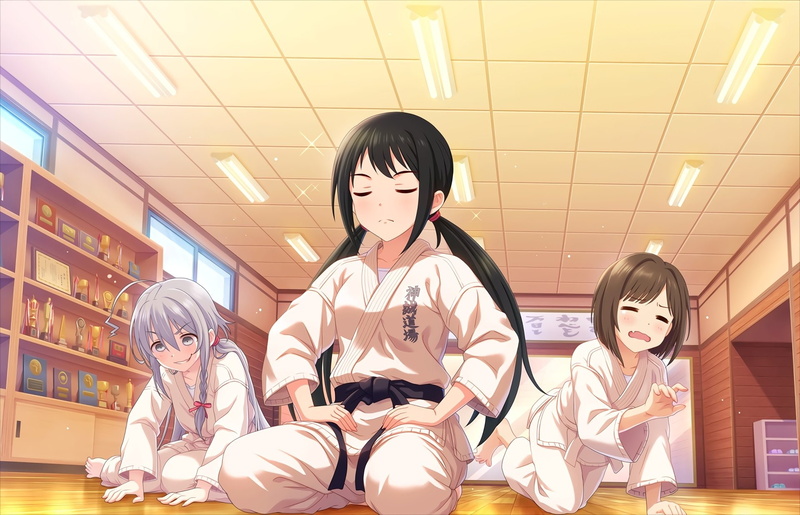Anime, Yuka Nakano, Syoko Hoshi, Miku Maekawa, 1080P, The Idolmaster: Cinderella Girls Starlight Stage
