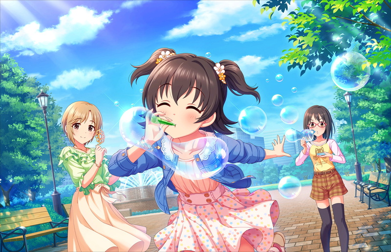 1080P, Miria Akagi, The Idolmaster: Cinderella Girls Starlight Stage, Haruna Kamijo, Anime, Yumi Aiba