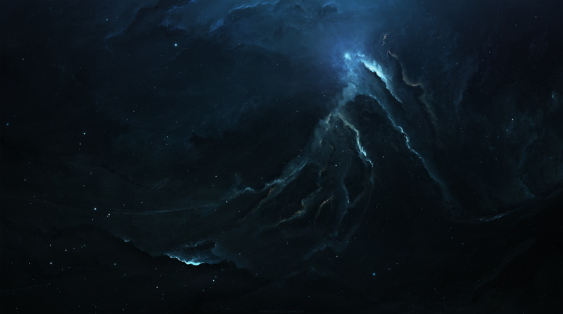 Universe, no people, star - space, space exploration, nature, Dark, Cosmic, Blue, exploration, fascinating, galaxy, science, 5K, dusty, mystery, tranquility