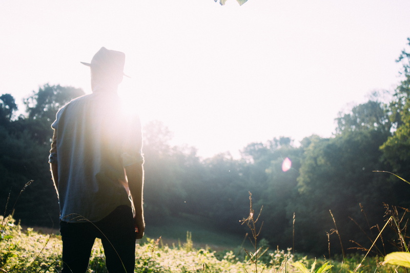day, three quarter length, flowers, one Person, 5K, sleeve, tree, surrounded, casual clothing, men, hat, standing, lifestyles, gazing, back Lit, man, field