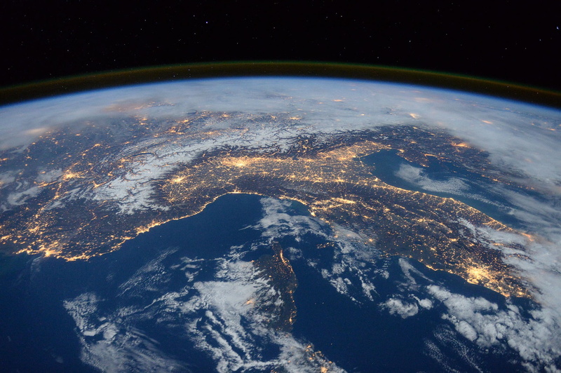 horizon, nature, satellite view, outdoors, meteorology, planet earth, space, cloud - sky, beauty in nature, water, no people, high angle view, 1080P, earth windows
