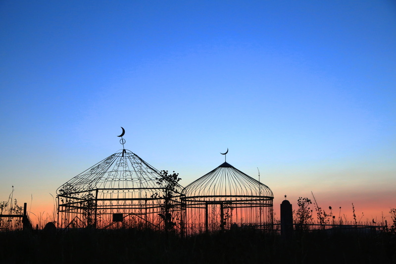 travel, sky, sunset, architecture, plant, growth, dead, beauty in nature, tranquility, central asia, land, scenics - nature, tranquil scene, islam, horizon