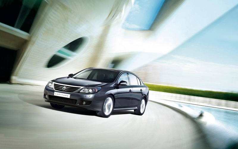 cars, black, 1080P, latitude, sedan, 1920x1200, renault latitude, renault