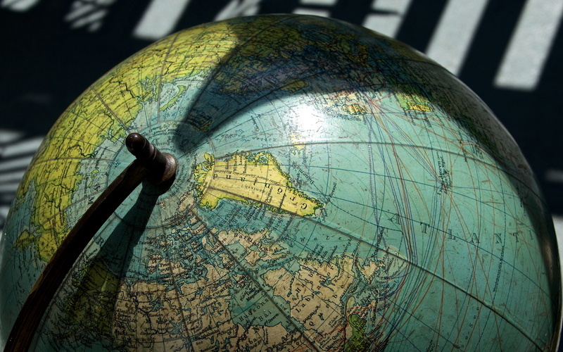 5K, globe, nature, latitude, globe - man made object, old, metal, architecture, exploration, shadows, travel, world map, focus on foreground, no people