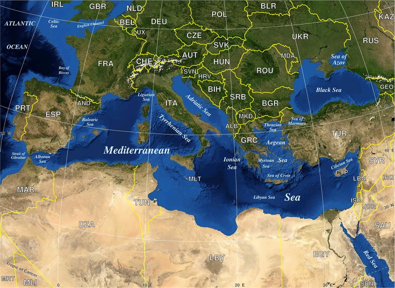 mode of transportation, blue, mediterranean, text, air vehicle, school, world map, earth, political, airplane, education, sea, transportation, countries