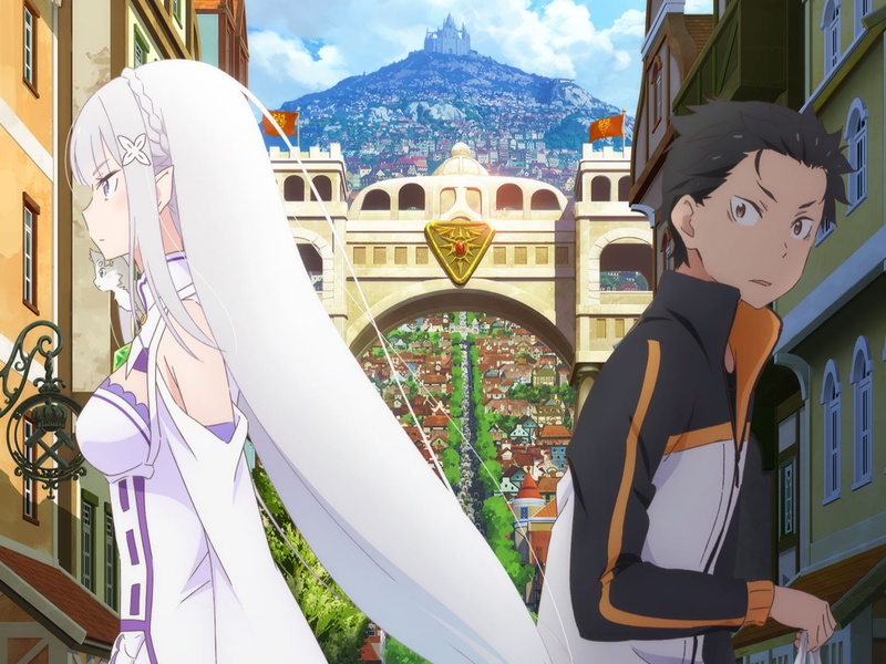 Re:ZERO -Starting Life in Another World-, Emilia (Re:ZERO), Anime, Pack (Re:ZERO), 1080P, Subaru Natsuki