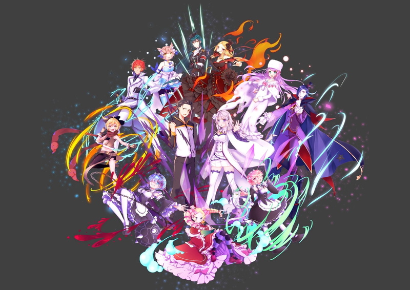 Crusch Karsten, Reinhard van Astrea, Ram (Re:ZERO), Re:ZERO -Starting Life in Another World-, Roswaal L. Mathers, Subaru Natsuki, Beatrice (Re:ZERO), Felix Argyle