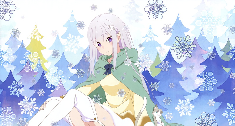 Re:ZERO -Starting Life in Another World-, 8K, Anime, Pack (Re:ZERO), Emilia (Re:ZERO)