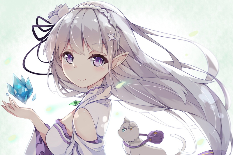 glasses, toy, indoors, nature, male likeness, close-up, 1080P, Pack (Re:ZERO), art and craft, female likeness, day, portrait, Anime, lifestyles, headshot