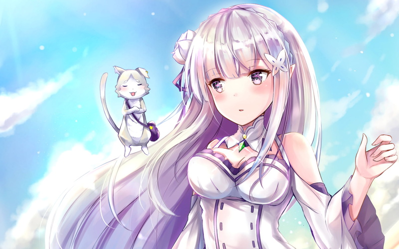 Pack (Re:ZERO), 1080P, Re:ZERO -Starting Life in Another World-, Emilia (Re:ZERO), Re:Zero, Anime