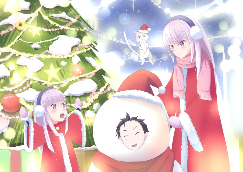 Pack (Re:ZERO), Anime, Re:ZERO -Starting Life in Another World-, Subaru Natsuki, 1080P, Emilia (Re:ZERO)