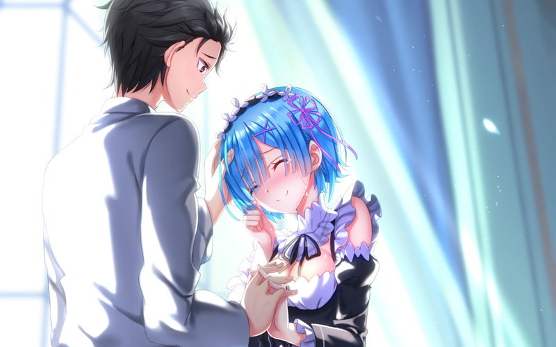 zero, indoors, headshot, women, family, occupation, Re:ZERO -Starting Life in Another World-, Anime, technology, Re:Zero, holding, Subaru Natsuki, casual clothing
