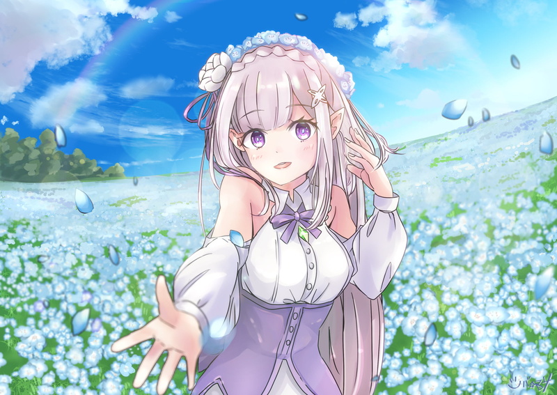1080P, Re:ZERO -Starting Life in Another World- OVA: Memory Snow, Anime, Re:ZERO -Starting Life in Another World-, Emilia (Re:ZERO)