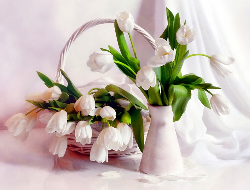 romance, springtime, freshness, white color, summer, bunch of flowers, beautiful, fragility, 720P, arrangement, flowers, close-up, vulnerability, table