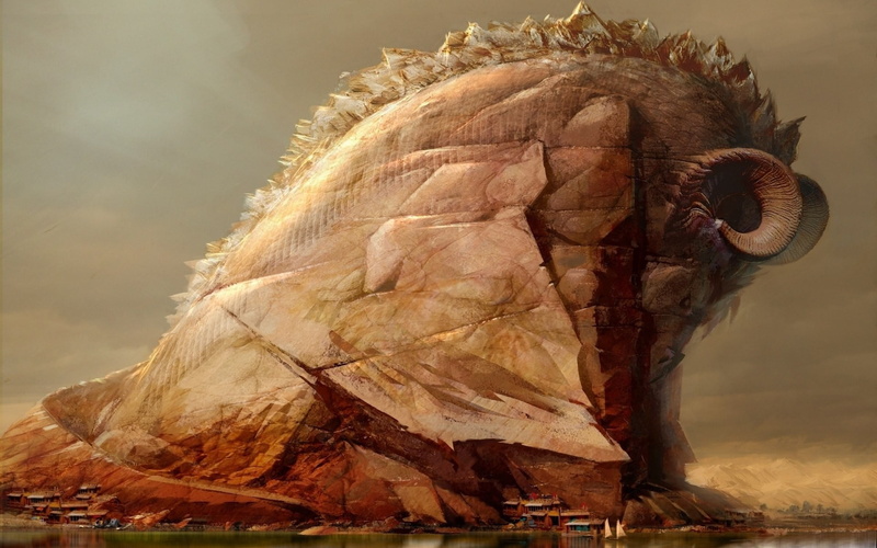 close-up, sea, no people, animal themes, animal body part, ports, animal wildlife, ram, animal head, formation, representation, creativity, video games