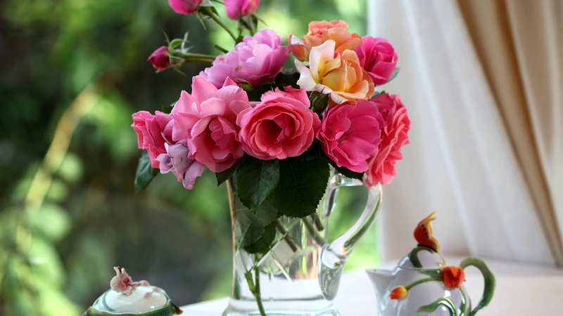 bunch of flowers, leaf, flower head, freshness, romance, arrangement, fragility, marriage, flowers, bouquet, botanical, nature, romantic, indoors, flower