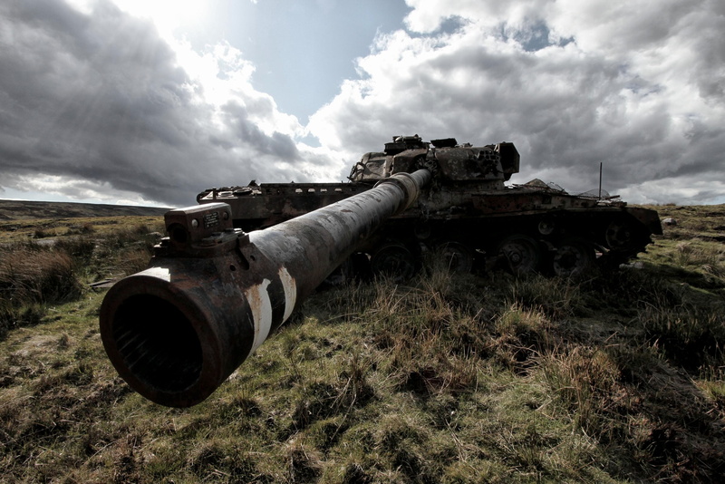old, cloud - sky, obsolete, 2K, rusty, armor, battle, Derelict, armored, armored tank, metal, War, day, weapon, damaged, conflict, cannon, photography