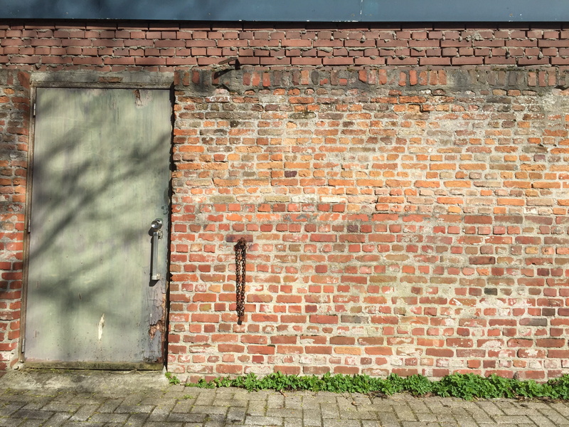 weathered, built structure, brick wall, background image, wall - building feature, wall, red, building, brick, entrance, architecture, closed, vintage wall