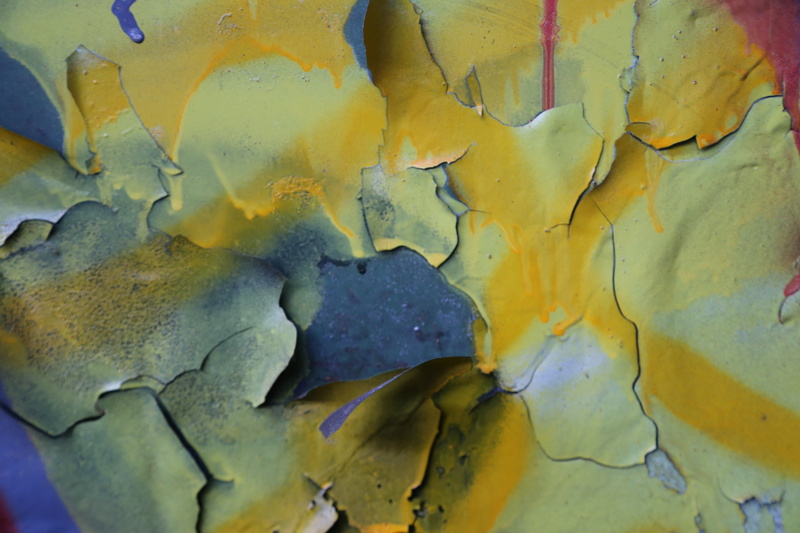 yellow, white, damaged, hauswand, paint, plaster, facade, structure, textured, pattern, old, bad condition, textured effect, flake, metal, cracked, ruined