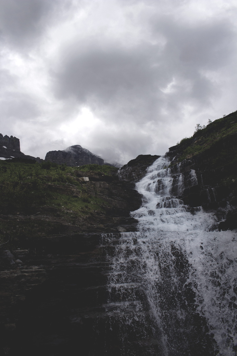water, environment, atmospher, rock - object, nature, rock, cliffs, united states, motion, misty, day, mist, land, 5K, flowing water, beauty in nature