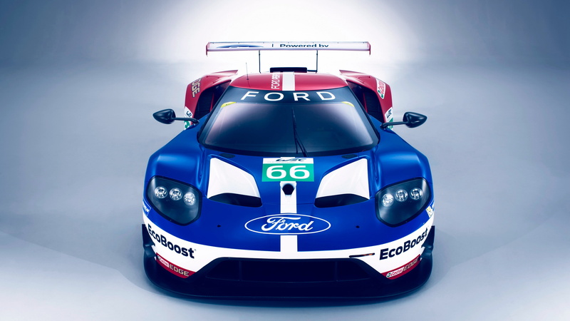 Ford GT Race Car, 4K, ford, blue, 24 Hours of Le Mans, racecar, concept